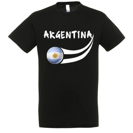 T-shirt coton supporter Argentine enfant