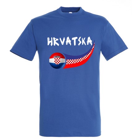 T-shirt coton supporter Croatie enfant