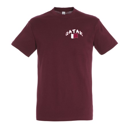 T-shirt coton supporter Qatar enfant