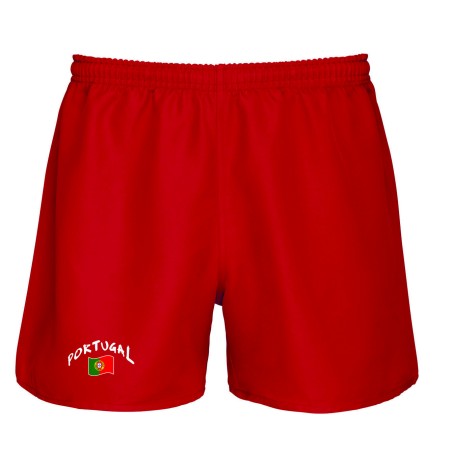 Short rugby Portugal adulte