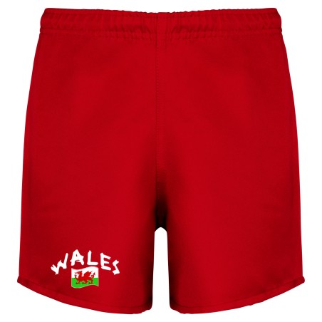 Short rugby Pays de Galles enfant