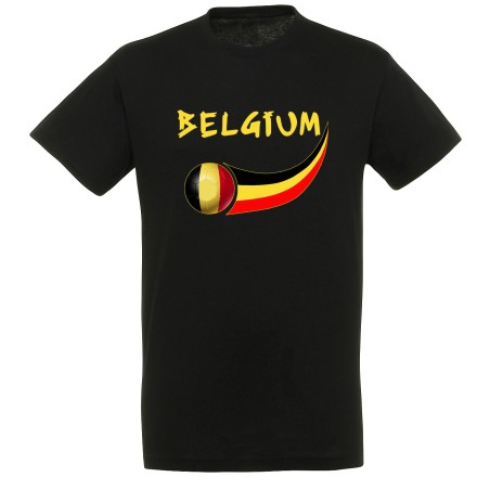 T-shirt coton supporter Belgique adulte