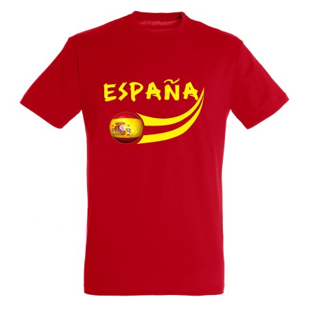 T-shirt coton supporter Espagne adulte