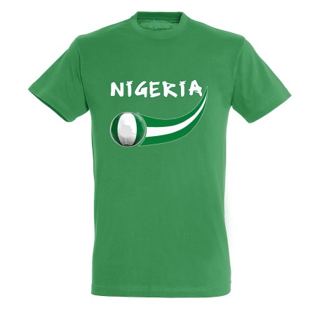 T-shirt coton supporter Nigeria adulte