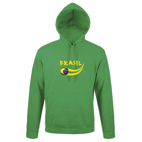 Sweat capuche Brésil adulte